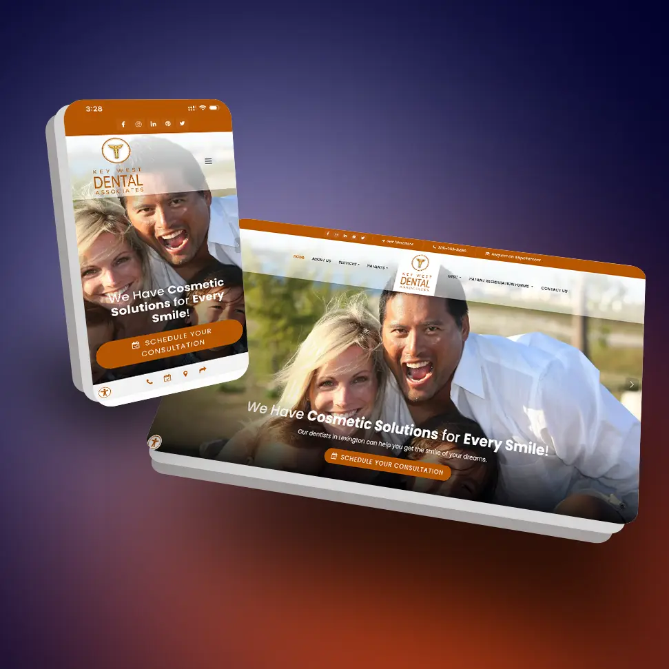 Website design case study for Key West dental practice